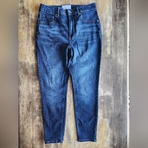 Everlane The Curvy High Rise Skinny Jean Crop Medium Wash Size 30